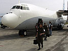 Herkules C-130, im Dienste des Bundesheeres, hier in Langenlebarn NÖ. (Bild öffnet sich in einem neuen Fenster)