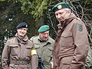 General Horst Pleiner am Übungsgelände. (Bild öffnet sich in einem neuen Fenster)