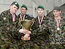 Das drittplazierte Team der Commandos Felddivision 6 aus der Schweiz. (Bild öffnet sich in einem neuen Fenster)