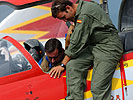 Piloten der Patrulla Aguila. (Bild öffnet sich in einem neuen Fenster)
