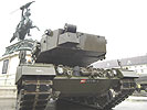 Ein Kampfpanzer Leopard 2 A4. (Bild öffnet sich in einem neuen Fenster)