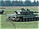 Kampfpanzer Leopard im Einsatz. (Bild öffnet sich in einem neuen Fenster)