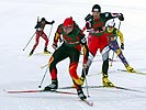 Vorne: Franz Höglauer zählt zu Deutschlands Biathlontalenten. (Bild öffnet sich in einem neuen Fenster)