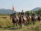 Action in der Wachau: Reitertruppen erreichen Krems... (Bild öffnet sich in einem neuen Fenster)