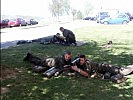 Die Ausbildung der Milizsoldaten am Panzerabwehrrohr läuft weiter. (Bild öffnet sich in einem neuen Fenster)
