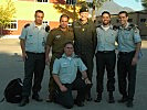 Brigadier Prader mit den israelischen Kameraden. (Bild öffnet sich in einem neuen Fenster)