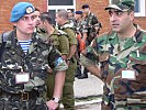 Ukrainisch-armenische Freundschaft; 2008 üben die Soldaten in Armenien. (Bild öffnet sich in einem neuen Fenster)