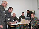 Zusammenarbeit zwischen Österreichern und belgischen Soldaten. (Bild öffnet sich in einem neuen Fenster)