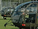 "Alouette"-Helikopter des Bundesheeres. (Bild öffnet sich in einem neuen Fenster)