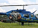 OH-58 Hubschrauber stehen bereit. (Bild öffnet sich in einem neuen Fenster)