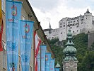 Die EURO 2008 ist in Salzburg allgegenwärtig. (Bild öffnet sich in einem neuen Fenster)