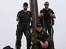...und ein Team der tschechischen Polizei am Gipfel. (Bild öffnet sich in einem neuen Fenster)