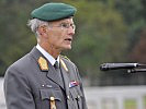 Der österreichische CISM-Delegierte Brigadier Herke eröffnet das Turnier. (Bild öffnet sich in einem neuen Fenster)