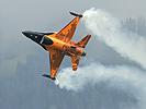 Die F-16 von Captain Aarts mit Sonderlackierung. (Bild öffnet sich in einem neuen Fenster)