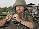 Stabswachtmeister Quirchmayer: Engagiert in der Miliz. (Bild öffnet sich in einem neuen Fenster)