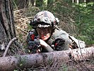 Im Waldkampf erprobt: ein Unteroffizier des Bataillons. (Bild öffnet sich in einem neuen Fenster)