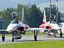 Flugzeuge der Patrouille Suisse... (Bild öffnet sich in einem neuen Fenster)