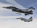 F-16 "Fighting Falcon" aus Belgien. (Bild öffnet sich in einem neuen Fenster)