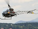Eine Bell 47 G, der erste zivile Helikopter überhaupt. (Bild öffnet sich in einem neuen Fenster)