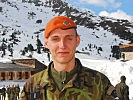 1st Sergeant Lukas Brozik aus Tschechien. (Bild öffnet sich in einem neuen Fenster)