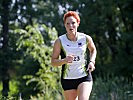 Die Slowenin Katja Kobentar beim 4000 Meter Lauf. (Bild öffnet sich in einem neuen Fenster)