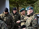 Die Soldaten aus Polen bei ihrem Eintreffen in der Innsbrucker Kaserne. (Bild öffnet sich in einem neuen Fenster)