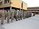 Soldaten aus neun Nationen angetreten zum freundschaftlichen Wettstreit. (Bild öffnet sich in einem neuen Fenster)