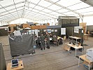 Das Hauptqaurtier der EU-Battlegroup: Das Datenzentrum der Aufklärung. (Bild öffnet sich in einem neuen Fenster)