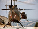 Eine Zwischenlandung von zwei OH-58 "Kiowa" im Landesinneren von Portugal. (Bild öffnet sich in einem neuen Fenster)