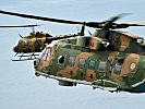 Ein OH-58 gemeinsam mit einem portugiesischen "Merlin". (Bild öffnet sich in einem neuen Fenster)
