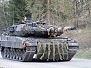 Kampfpanzer "Leopard" 2A6. (Bild öffnet sich in einem neuen Fenster)