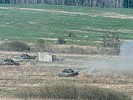 Ein T-72 Panzerzug in der Feuerstellung. (Bild öffnet sich in einem neuen Fenster)