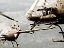 Bewaffnete Verbindungshubschrauber OH-58 "Kiowa". (Bild öffnet sich in einem neuen Fenster)