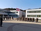 Antreten der 1. Assistenzkompanie des Militärkommandos Vorarlberg. (Bild öffnet sich in einem neuen Fenster)