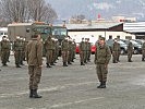 160 zusätzliche Soldaten meldeten sich zum Dienst an den Grenzen Tirols. (Bild öffnet sich in einem neuen Fenster)