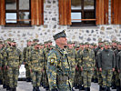Die Soldatinnen und Soldaten zur "Opening Ceremony" angetreten. (Bild öffnet sich in einem neuen Fenster)