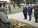 Die Gäste gedachten der in Bosnien verstorbenen österreichischen Soldaten. (Bild öffnet sich in einem neuen Fenster)
