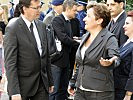 Minister Darabos trifft die stv. Verteidigungsministerin Marina Pendes. (Bild öffnet sich in einem neuen Fenster)