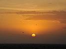Sonnenuntergang in Guereda. (Bild öffnet sich in einem neuen Fenster)