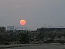 Sonnenuntergang über dem Camp Neptun. (Bild öffnet sich in einem neuen Fenster)