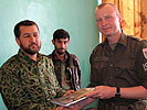 Treffen zwischen Oberstleutnant Roman Horak und General Bismillah Khan. (Bild öffnet sich in einem neuen Fenster)