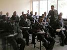 Polizeischüler beim Unterricht. (Bild öffnet sich in einem neuen Fenster)