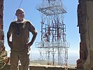 Eine Antennenstation im Kosovo. (Bild öffnet sich in einem neuen Fenster)
