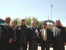 Vertreter der syrischen Behörden und der Force Commander, Natalio Ecarma. (Bild öffnet sich in einem neuen Fenster)