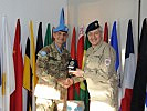 Zusammentreffen mit Forcecommander Generalmajor Paolo Serra.. (Bild öffnet sich in einem neuen Fenster)