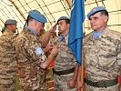 Verleihung der Einsatzmedaillen durch den UNIFIL-Kommandanten... (Bild öffnet sich in einem neuen Fenster)