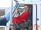 Santa Claus ist im Camp gelandet. (Bild öffnet sich in einem neuen Fenster)