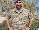 Stefan B. im UNIFIL-Einsatz. (Bild öffnet sich in einem neuen Fenster)