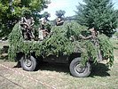 ...achten die Soldaten stets auf besonders sorgf�ltige Tarnung. (Bild &ouml;ffnet sich in einem neuen Fenster)