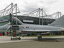 Der Eurofighter "7LWA" vor dem Hangar in Zeltweg. (Bild öffnet sich in einem neuen Fenster)